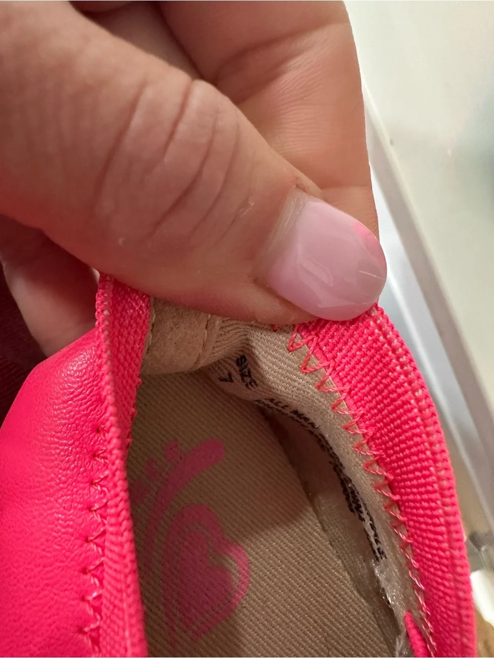 Children’s Place Girls' Hot Pink Ballet Flats with Bow